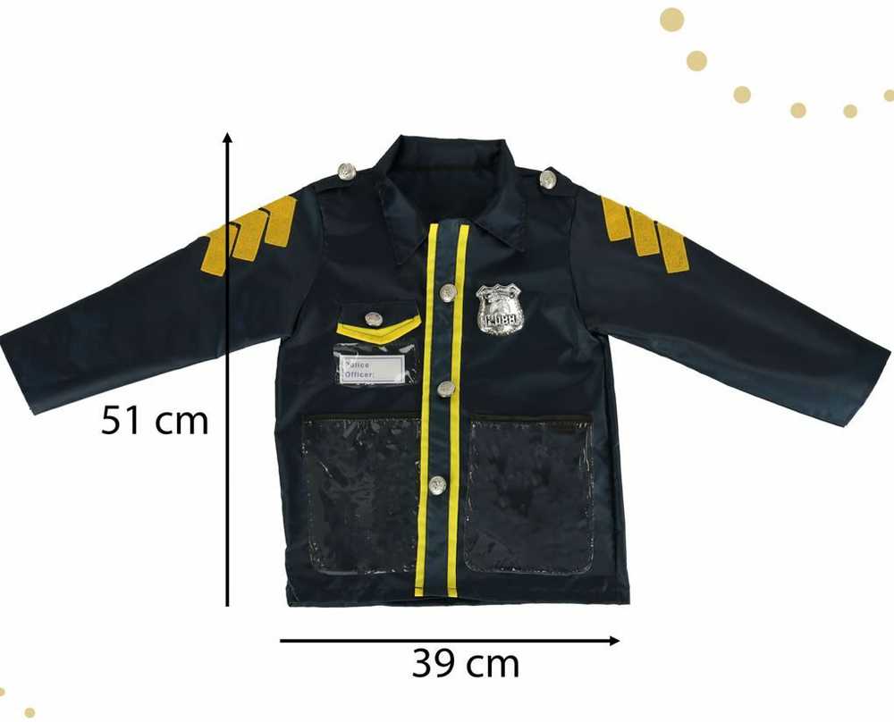 Ikonka Karnavalo kostiumas su policininko antrankiais 3-8 metų amžiaus