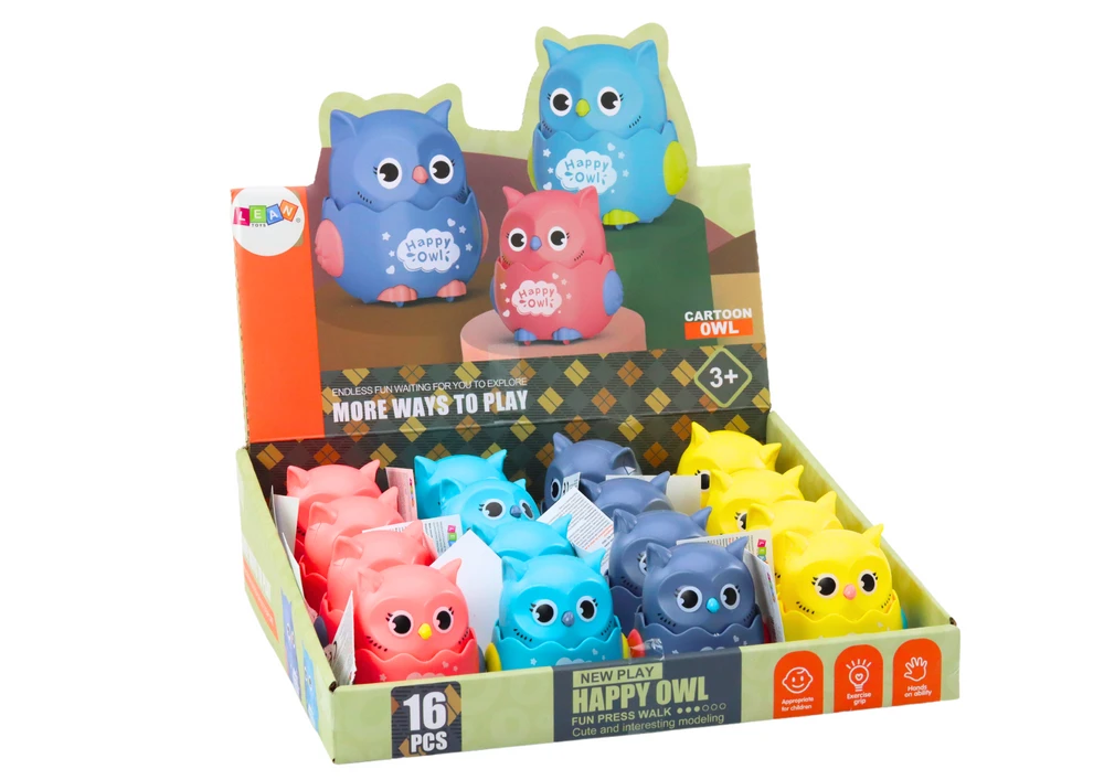 Kūdikių žaislas Pelėda Lean Toys