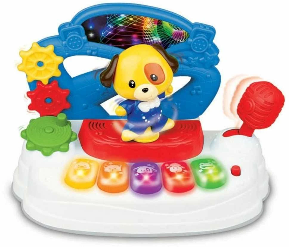 Smily Winfun muzikinis pianinas su šokančiu šuniuku