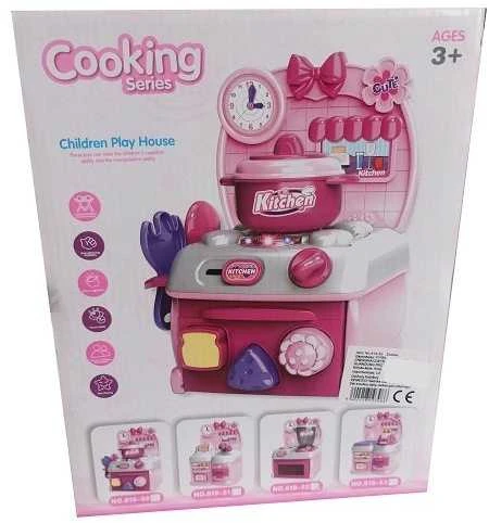 Žaislinė mini virtuvėlė su priedais