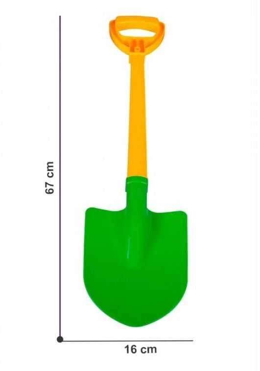 Žaislinis kastuvas vaikams žaisti lauke 67 cm