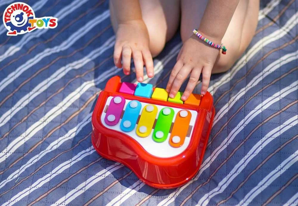 Technok pianinas - kslilofonas (metalofonas) 21 cm