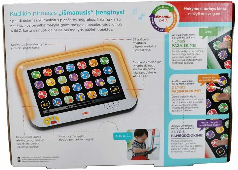 Žaislinis Fisher Price plašetinis kompiuteris DLM40