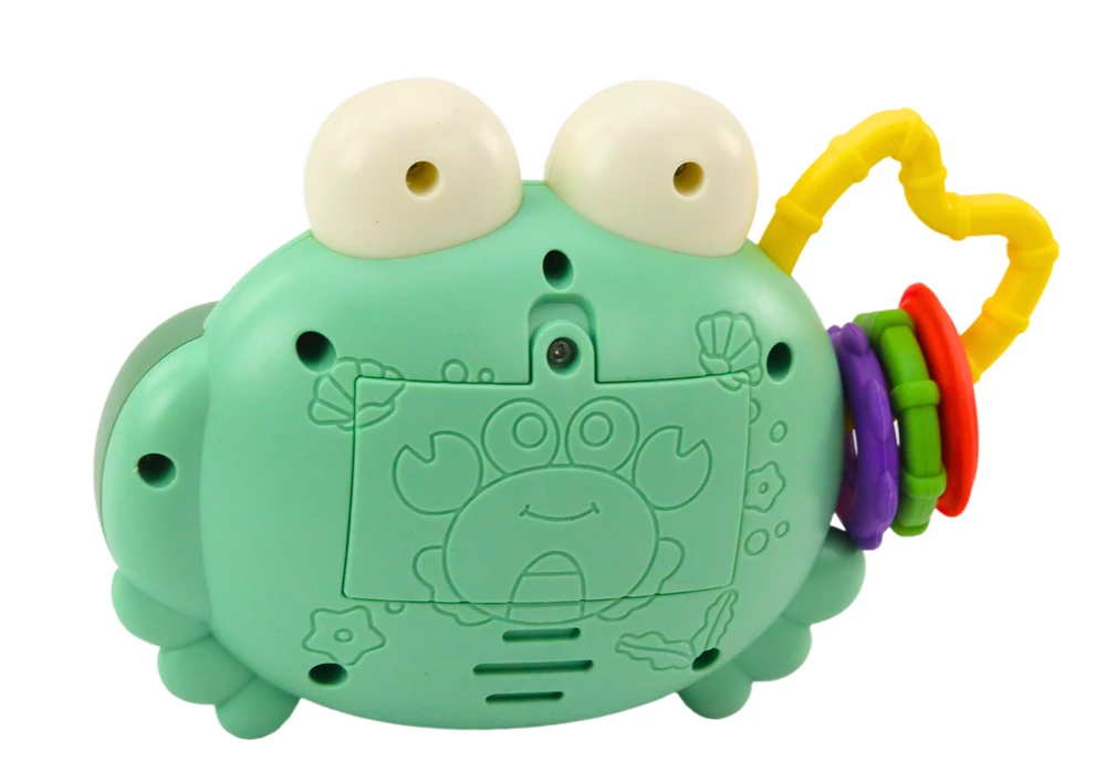 Lean Toys Žalias Krabas Barškutis