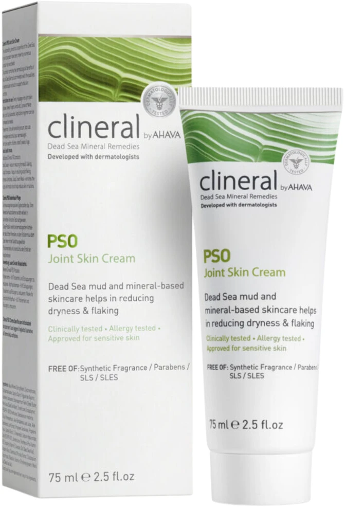 AHAVA Intensyvus drėkinamasis kremas "Clineral PS0" (sąnarių odos kremas) 75 ml