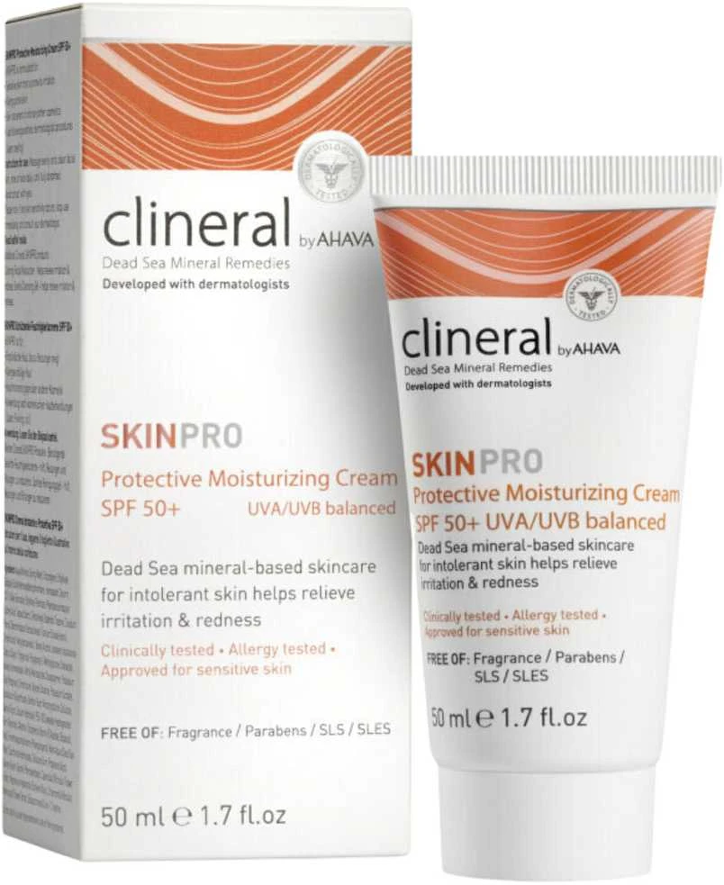 CLINERAL by Ahava SkinPro apsauginis drėkinamasis kremas SPF 50, 50 ml