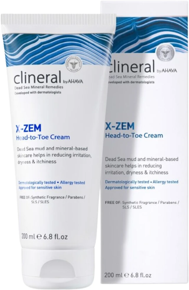 Ahava clineral x-zem viso kūno kremas 200 ml
