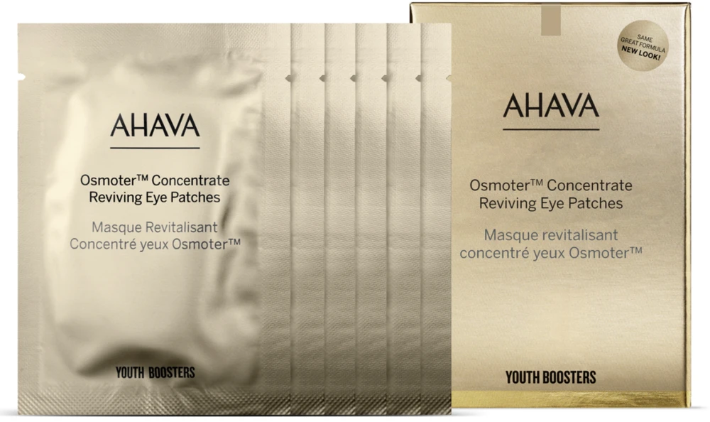 AHAVA Dead Sea Osmoter™ akių kontūro kaukės, 6 vnt.