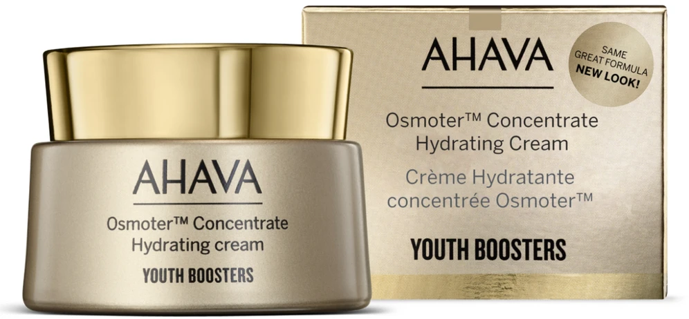 AHAVA Dead Sea Osmoter™ Concentrate Supreme Hydration Kreminis drėkinamasis veido kremas su Osmoter™ kompleksu, 50 ml
