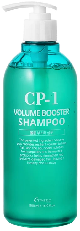 ESTHETIC HOUSE CP-1 Volume Booster Šampūnas - plaukų šampūnas su kolagenu, keratinu ir šilko baltymais, 500 ml