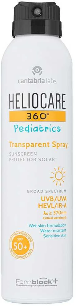 Heliocare 360° Pediatrics SPF50 apsauginis purškiklis vaikams nuo saulės, 200 ml