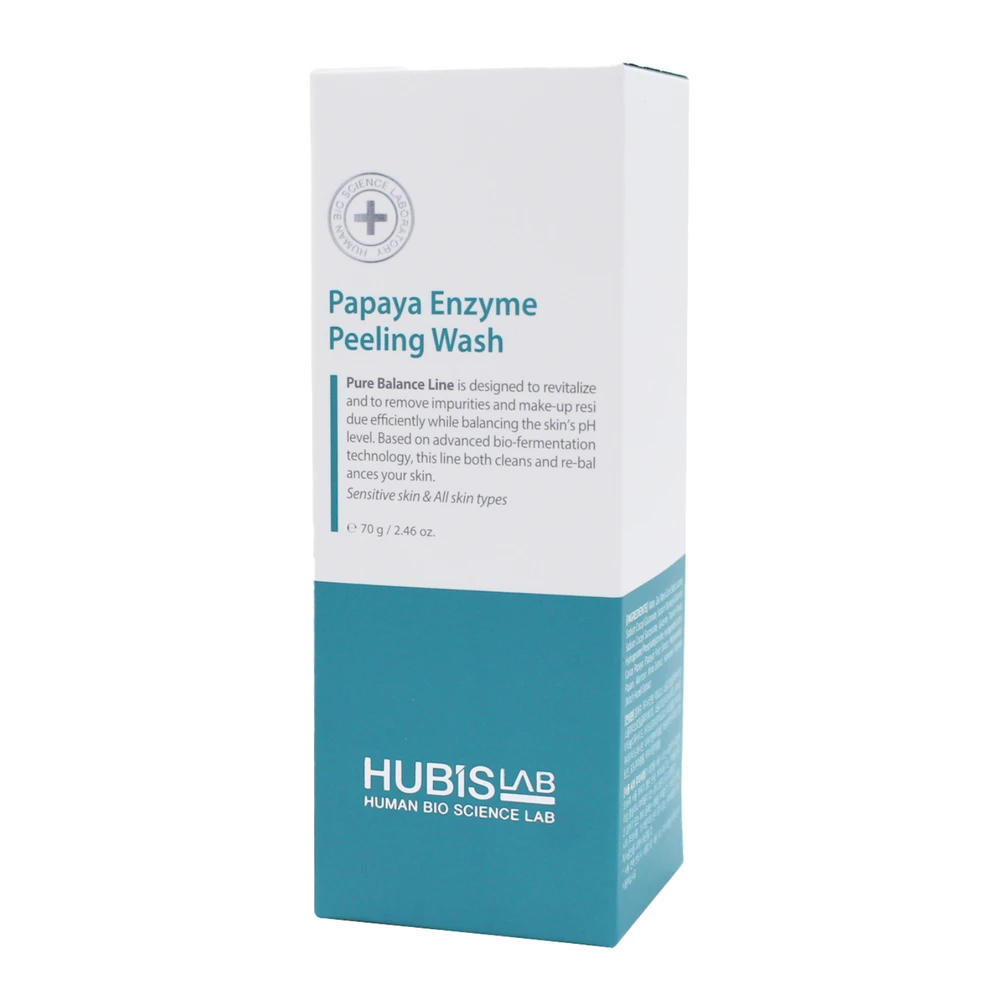Hubislab pure balance veido šveitiklis su papajos fermentais