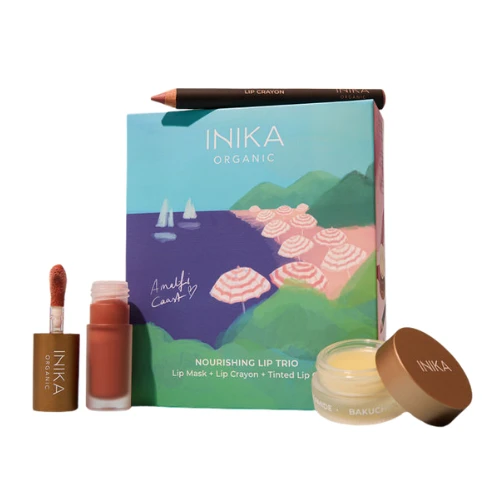 Inika Organic INIKA NOURISHING LIP CARE TRIO Dovanų rinkinys