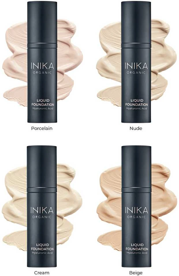 INIKA ORGANIC Skystas makiažo pagrindas Kreminis, 30 ml