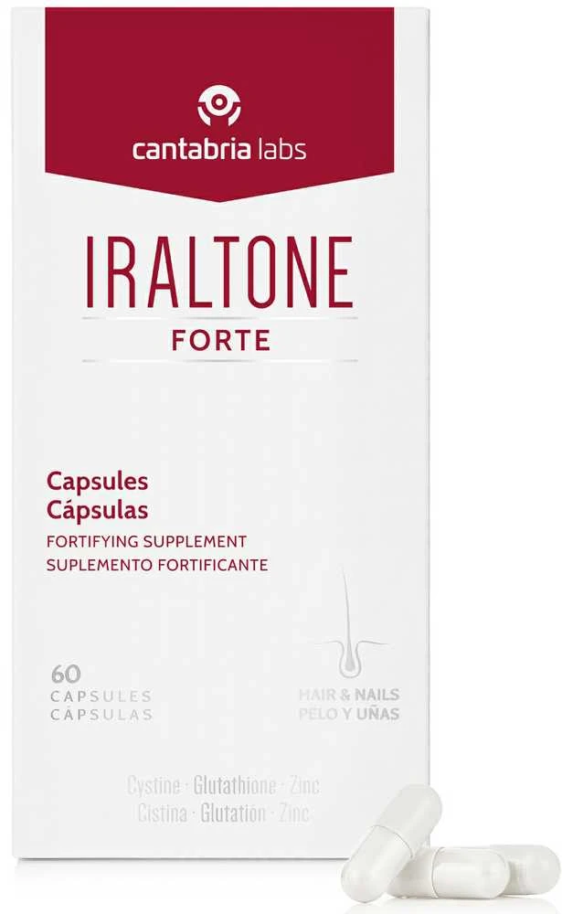 "Iraltone Forte" plaukų ir nagų maistinis koncentratas 60 kapsulių