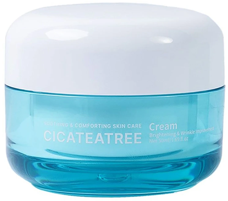 JIGOTT Jigott Cicateatree Kreminis - veido kremas su Centella Asiatica ir arbatmedžio ekstraktais, 50 ml