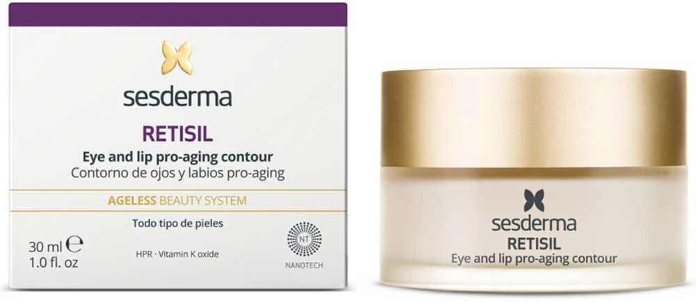 Sesderma Retisil Pro-Aging akių ir lūpų kontūro kremas, 30 ml