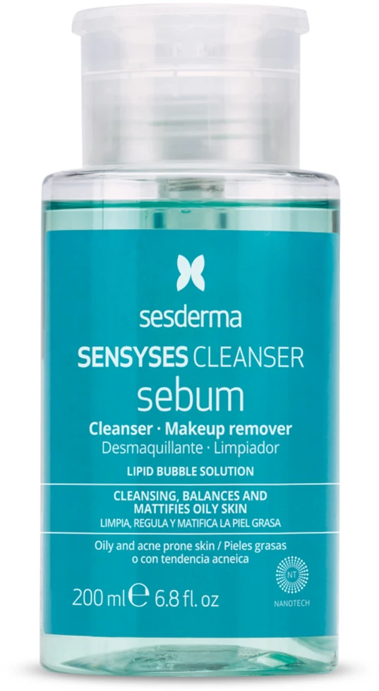 Liposominis valiklis riebiai odai Sesderma Sensyses Sebum, 200 ml