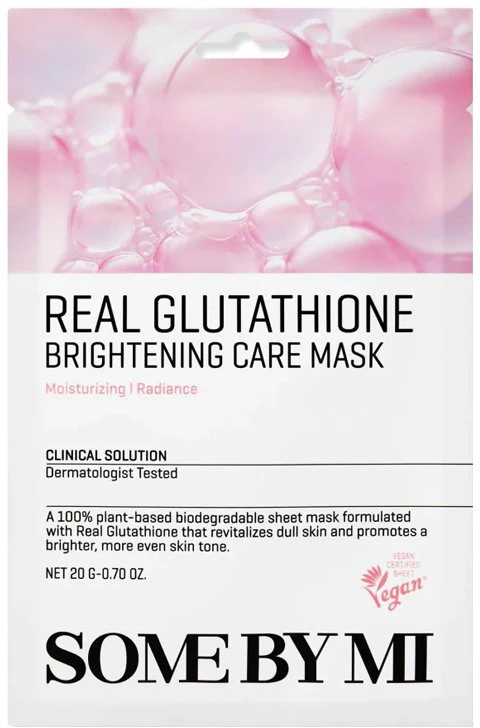 „Some By Mi Real Glutatione Brightening Care Mask“ veido kaukė, 20 g