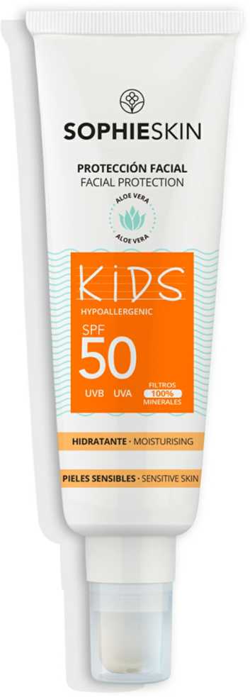 SOPHIE SKIN Apsauginis veido kremas nuo saulės vaikams SPF50, 50 ml