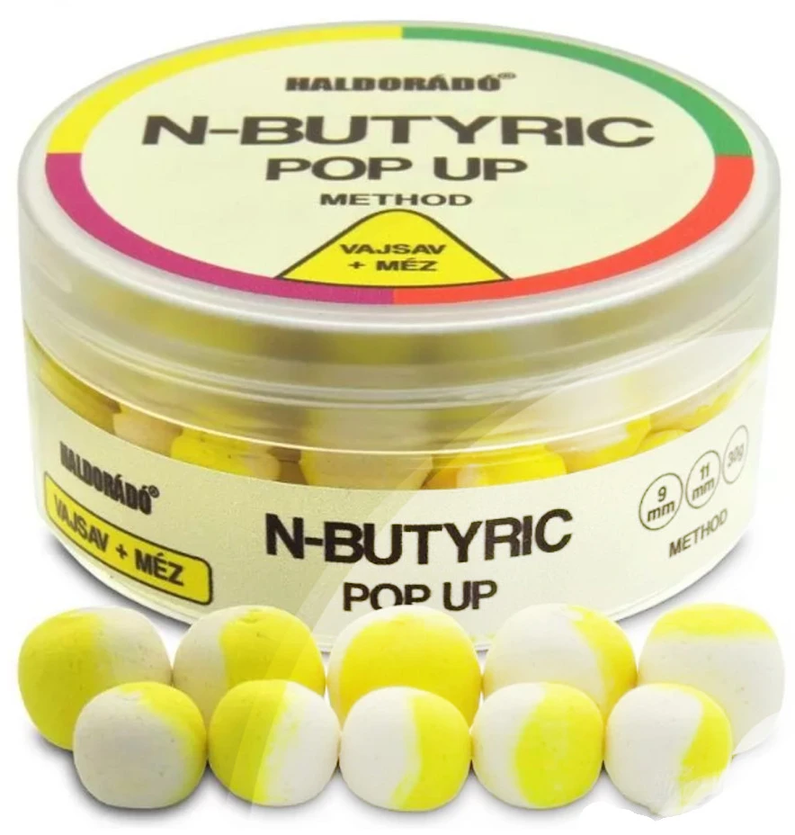 Boiliai Haldorado N-Butyric Pop Up Method 9/11mm - N-Butyric ir medus