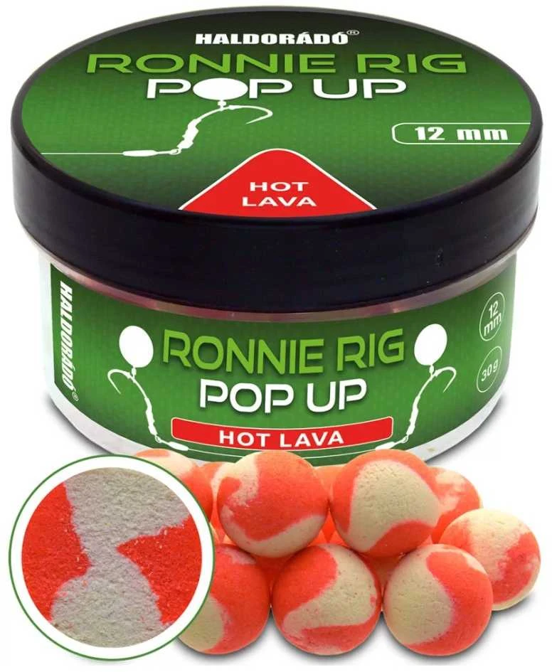 Boiliai Haldorado Ronnie Rig Pop Up 12mm - Hot Lava