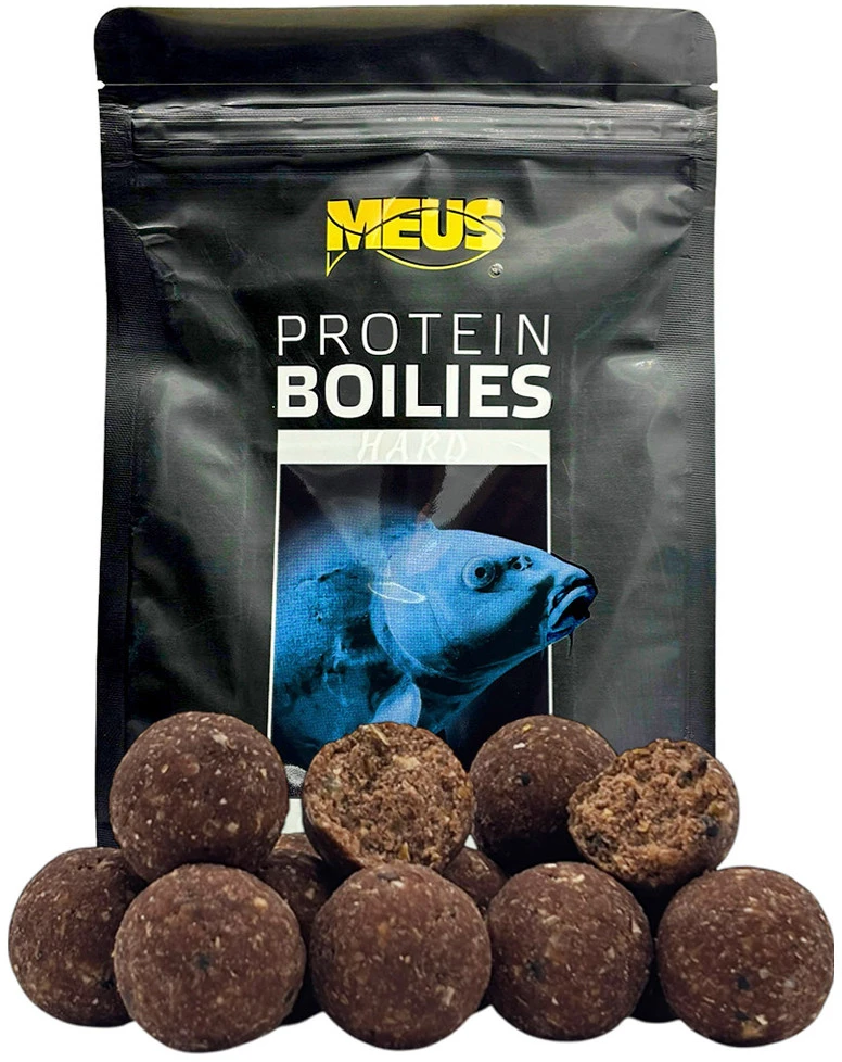 Boiliai Meus Challenge Hard Protein Boilies 20mm 1kg - Squid & Scopex