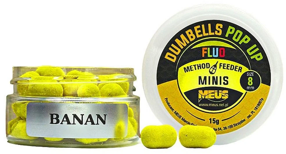 Boiliai Meus Dumbells Pop Up Mini 8mm - Banana