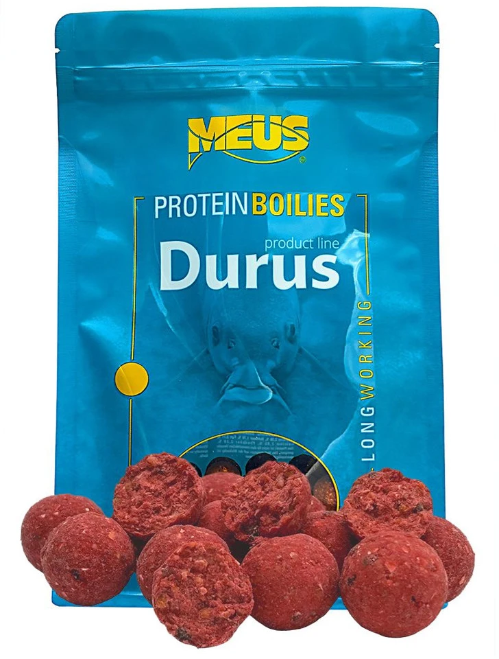 Boiliai Meus Durus Protein Boilies 18mm 1kg - Bloodworm