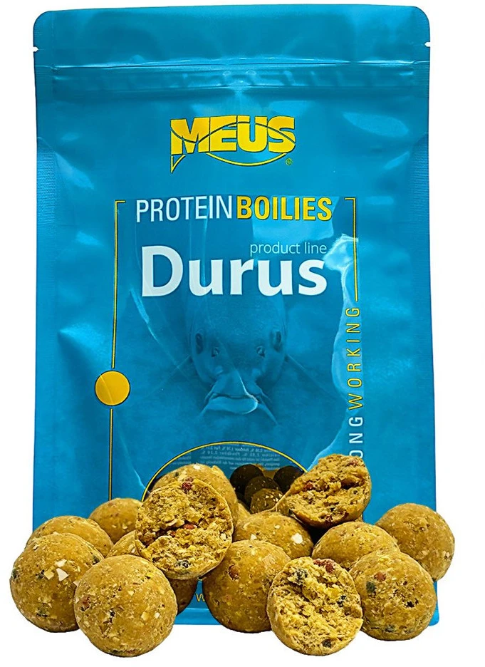 Boiliai Meus Durus Protein Boilies 18mm 1kg - Vanilla