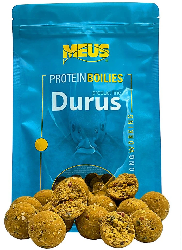 Boiliai Meus Durus Protein Boilies 18mm 1kg - Sweet Corn