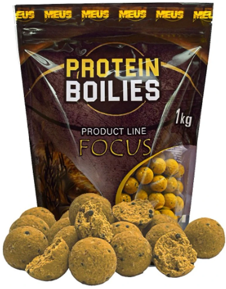 Boiliai Meus Focus Protein Boilies 18mm 1kg - Sweet Mirabelle