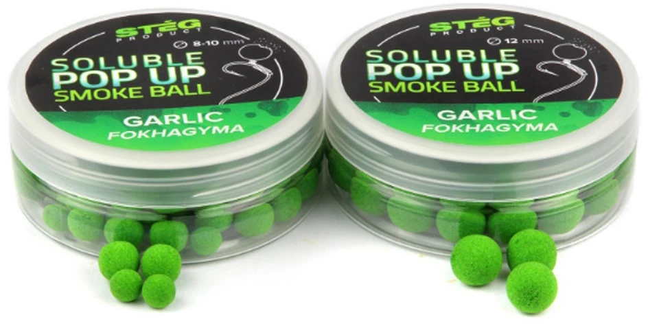 Boiliai STEG Soluble Pop Up Smoke Ball 8-10mm - česnakas ir migdolas