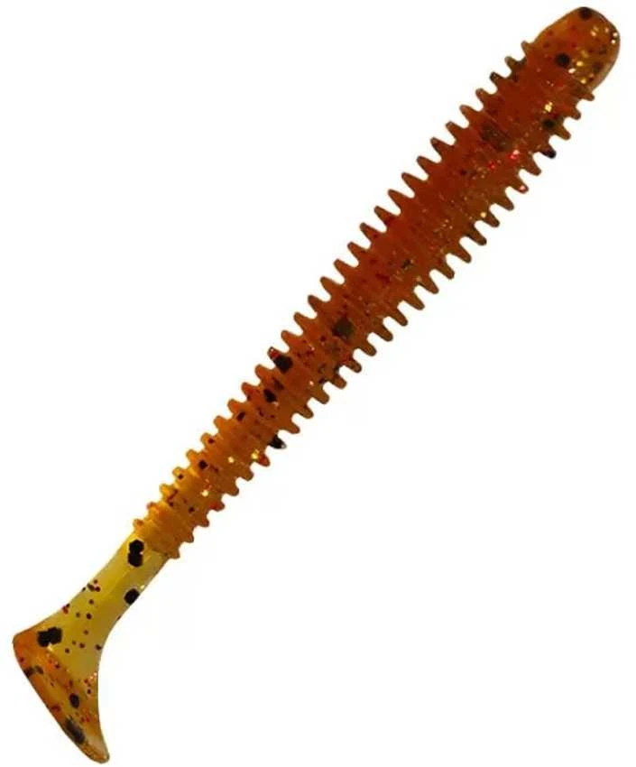 Crazy Fish Vibro Worm 2.5" Rubber Bait Predator Fishing
