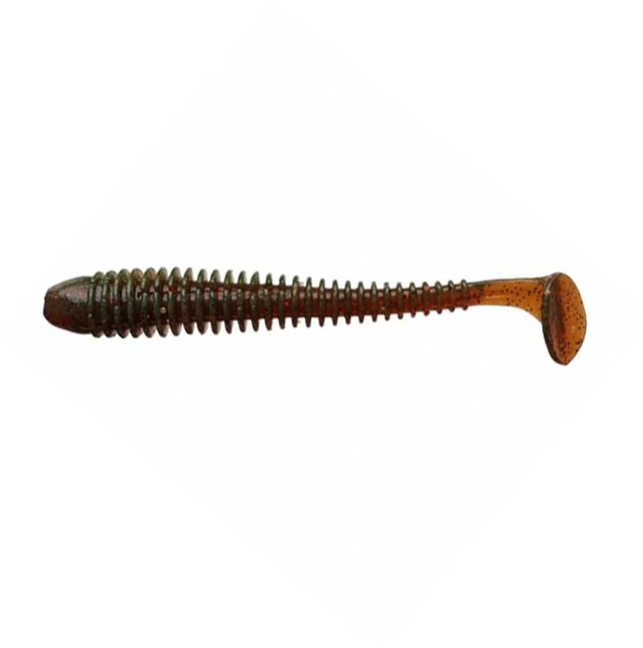 Crazy Fish Vibro Worm 2.5" Rubber Bait Predator Fishing