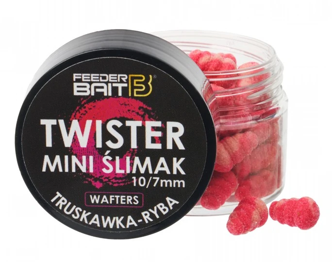 Feeder Bait Twister Wafters 10/7mm - Strawberry & Fish