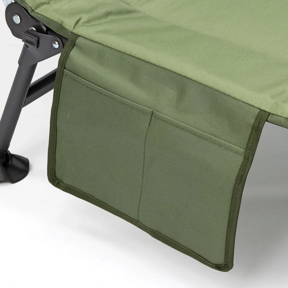 Gultas NGT Angling Pursuits Compact Bed Chair - 6 Leg Adjustable Compact Carp Fishing Bed Chair