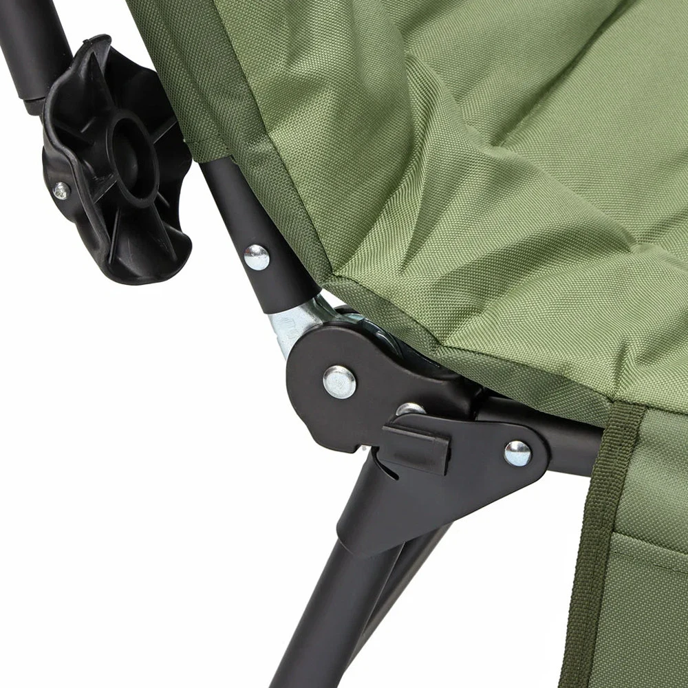 Gultas NGT Angling Pursuits Compact Bed Chair - 6 Leg Adjustable Compact Carp Fishing Bed Chair