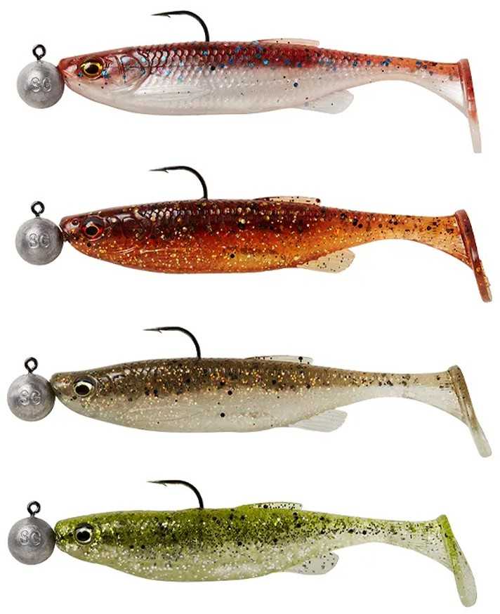 Guminukų rinkinys Savage Gear Fat Minnow T-Tail RTF 10,5cm 11+10g