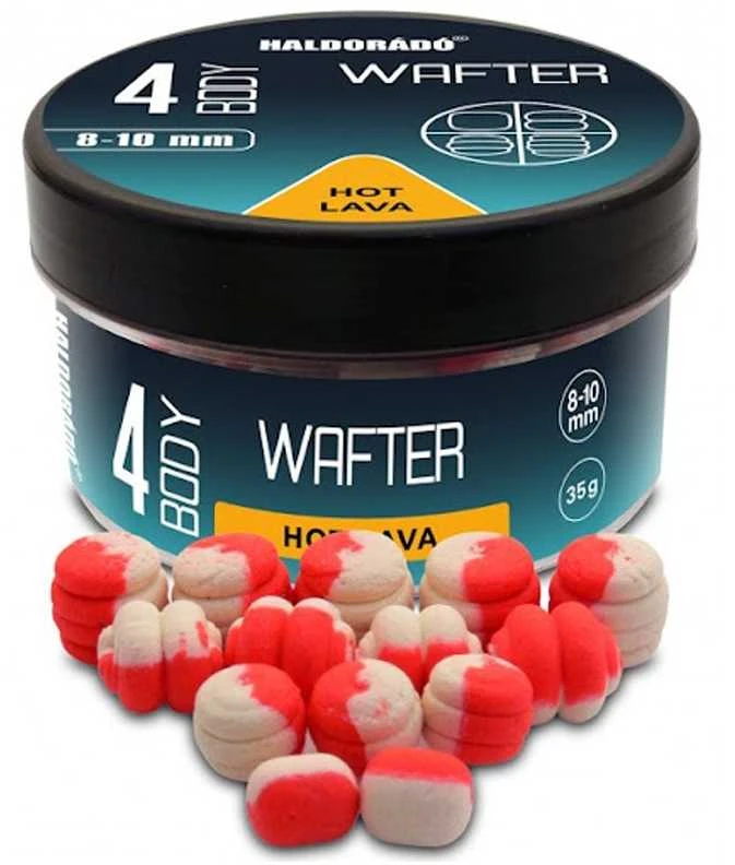 Haldorado 4 Body Wafter 8-10mm - Hot Lava