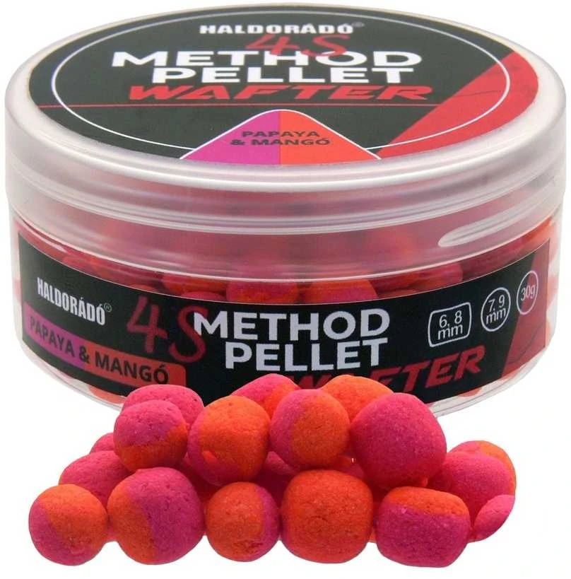 „Haldorado 4S Method Pellet Wafter“ 6–9 mm – Papaya & Mango