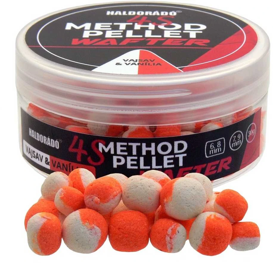 Haldorado 4S Method Pellet Wafter 6-9mm - N-sviesto ir vanilės