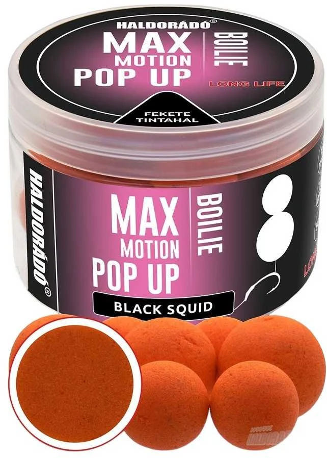 Haldorado Max Motion Boilie Pop Up 16/20mm - Juodas Squid