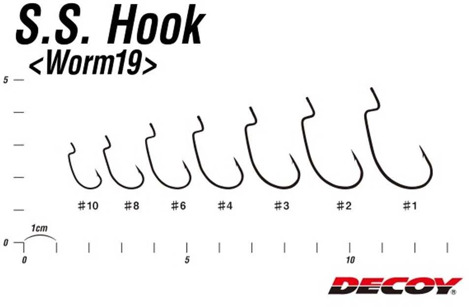 Kabliukai Decoy Worm19 S.S