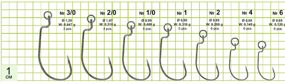 Kabliukai Gurza Worm 101 LE