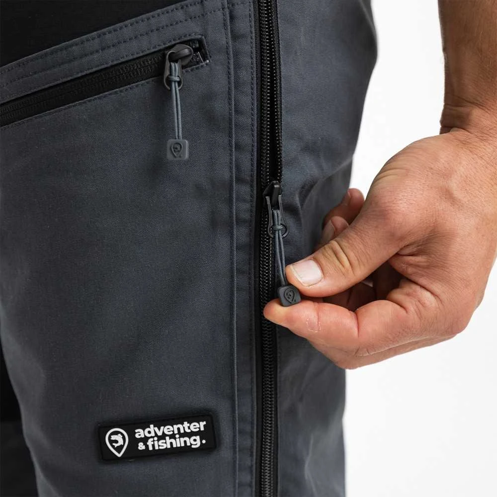 Kelnės Adventer & Fishing Impregnated Pants Dark Shadow & Juodas