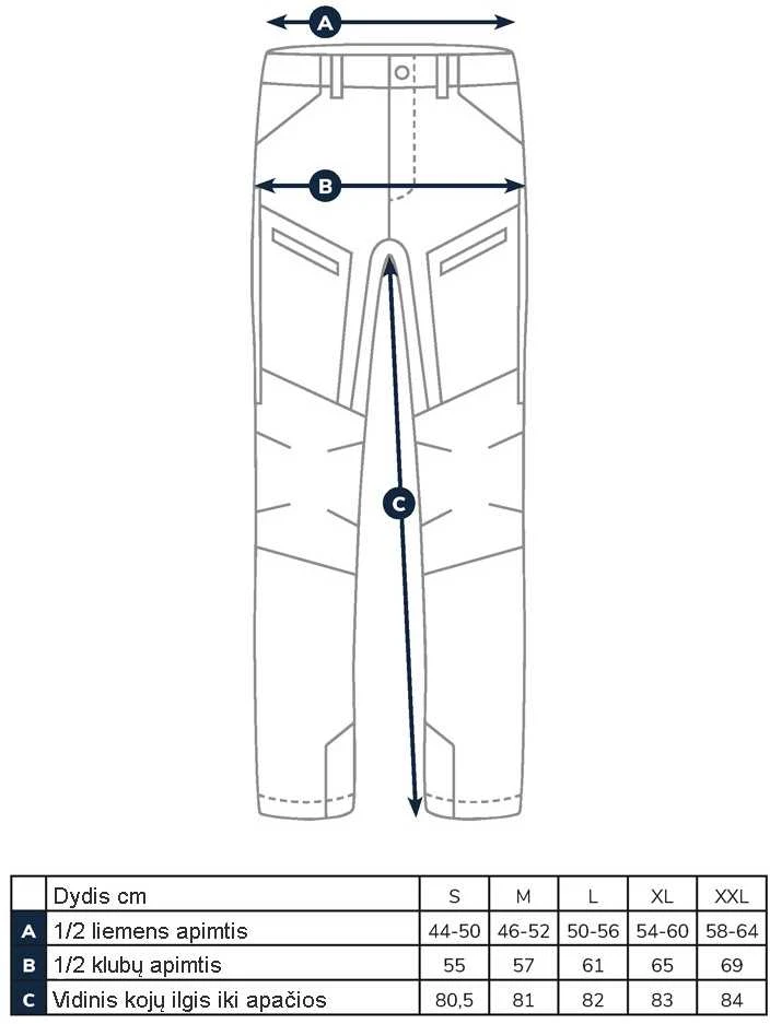 Kelnės Adventer & Fishing Impregnated Pants Sand & Khaki
