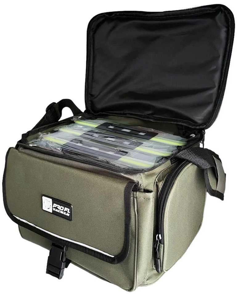 Krepšys Pro FL Spinning Bag su dėžutėmis