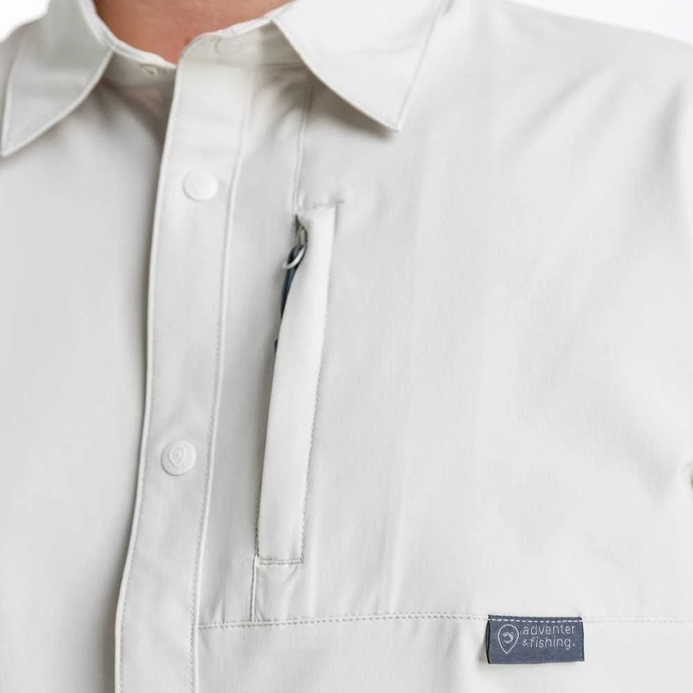 Marškinėliai Adventer & Fishing Functional UV Shirt rusvai gelsvas