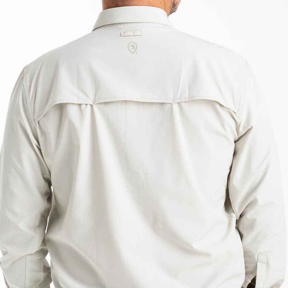Marškinėliai Adventer & Fishing Functional UV Shirt rusvai gelsvas